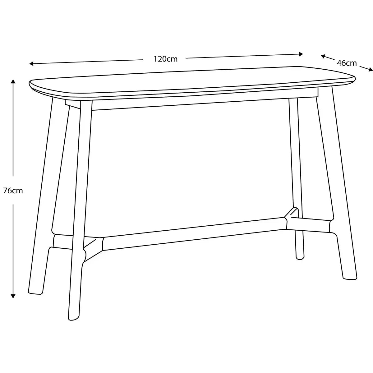 Gallery Barcelona White Marble Top Console Table