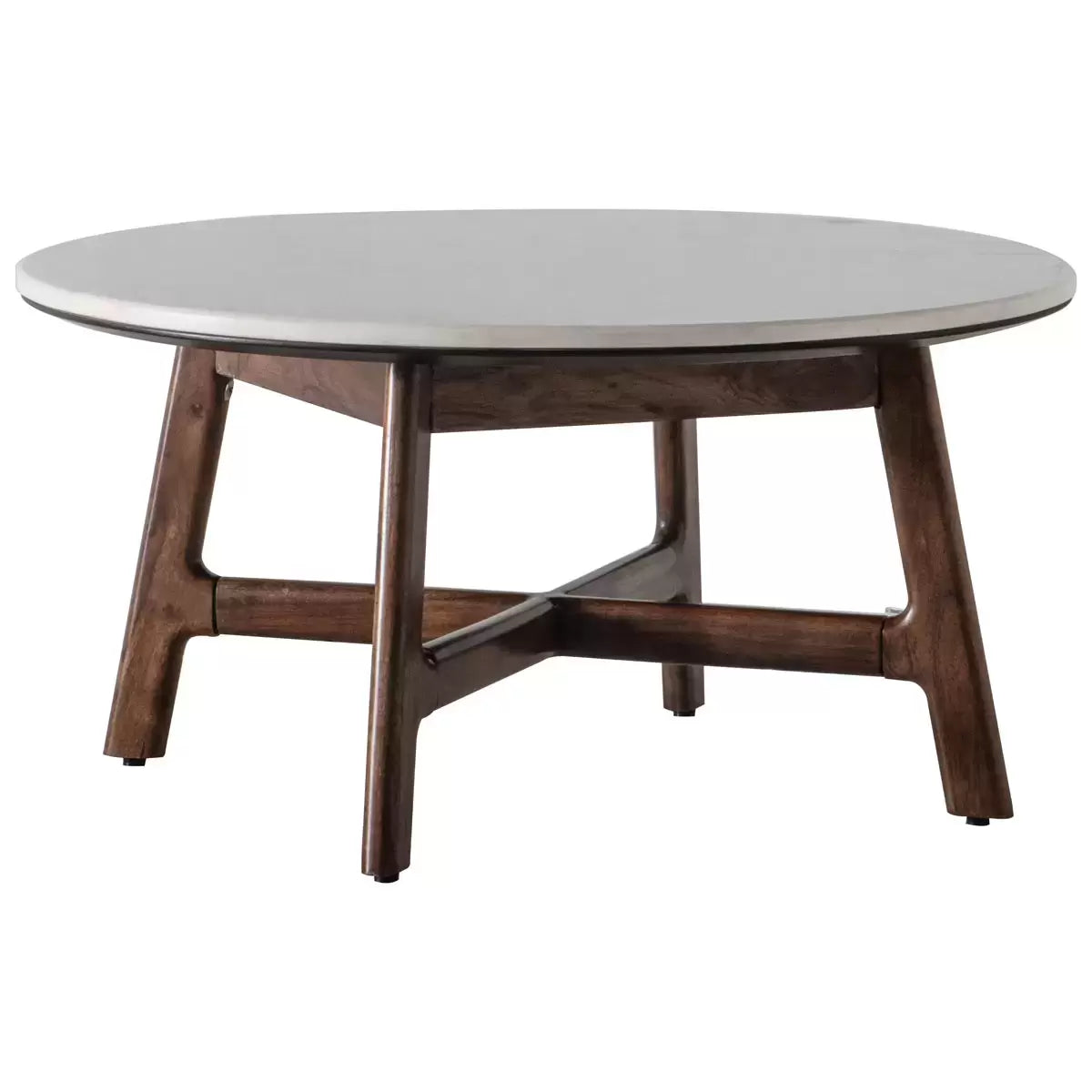 Gallery Barcelona White Marble Top Coffee Table