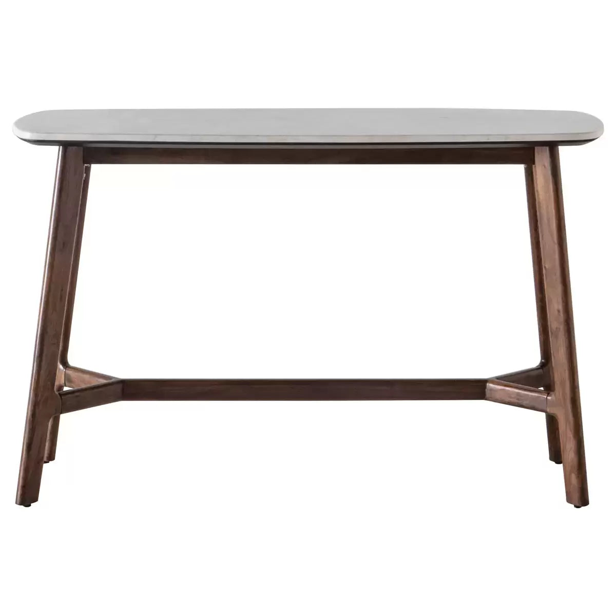 Gallery Barcelona White Marble Top Console Table