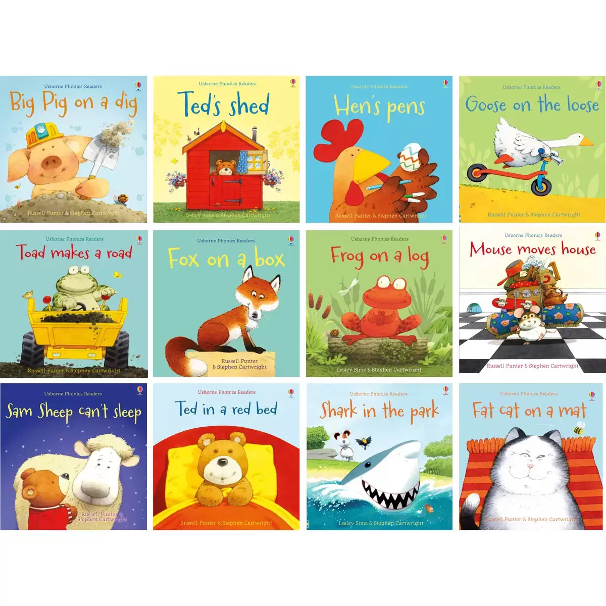 Usborne Phonics 12 Book Set (3+ Years)