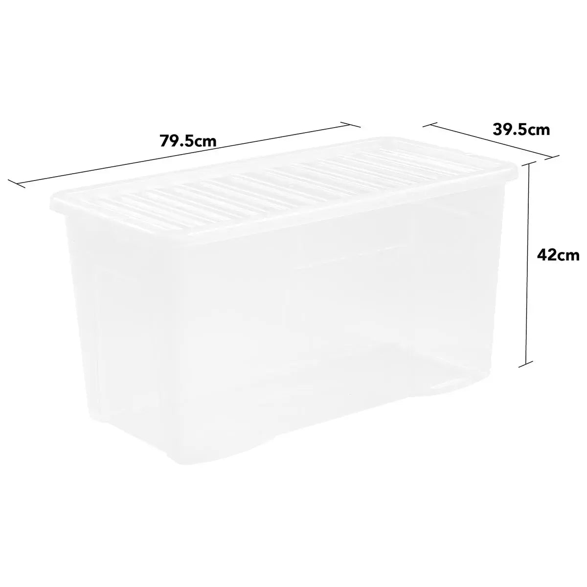 Wham 110 Litre Crystal Box & Lid