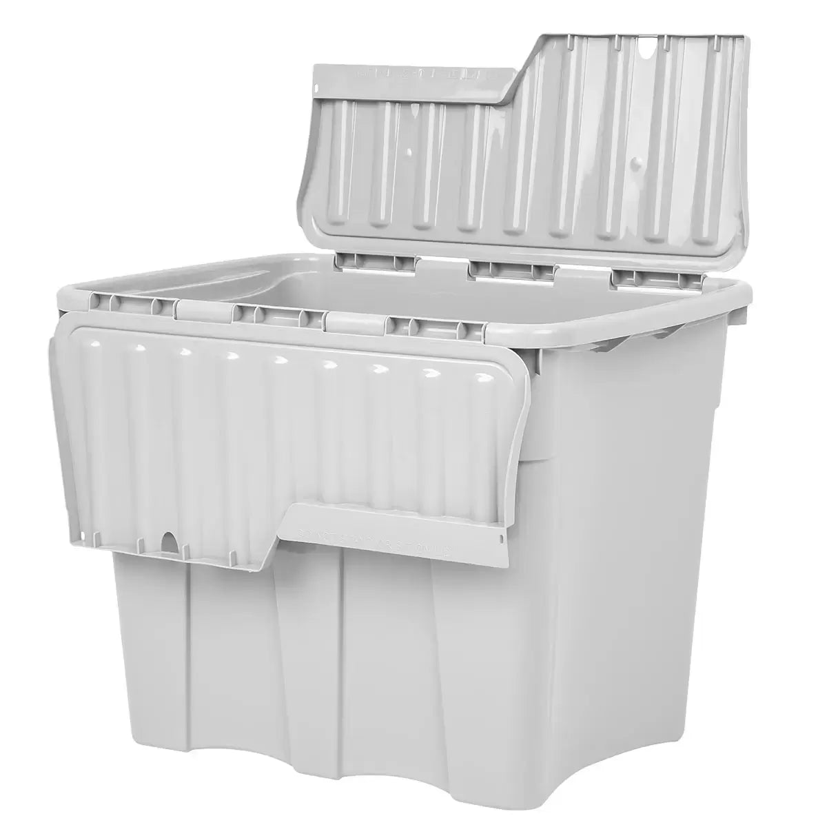 Wham 80 Litre Grey Croc Box & Lid