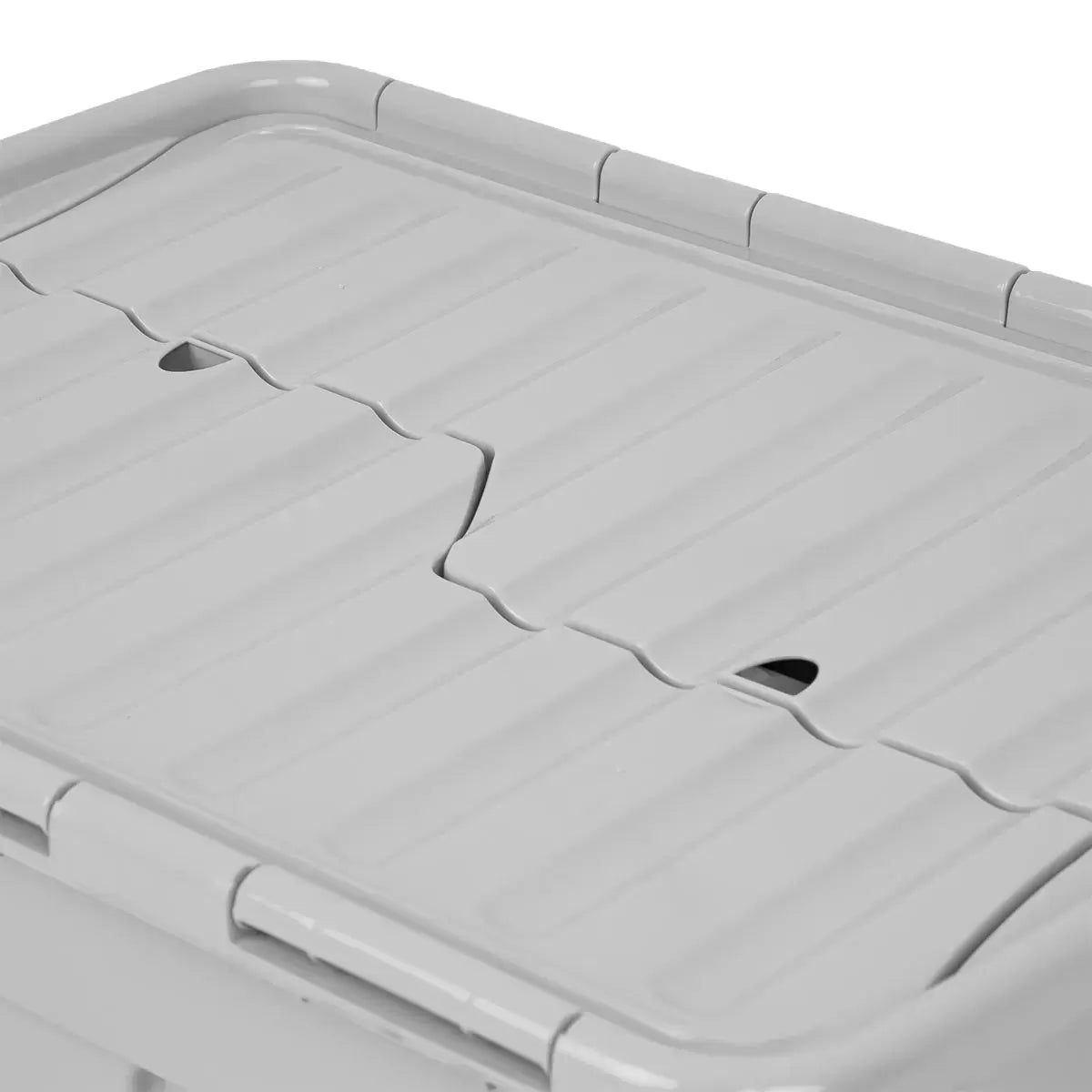 Wham 54 Litre Croc Box with Grey Lids