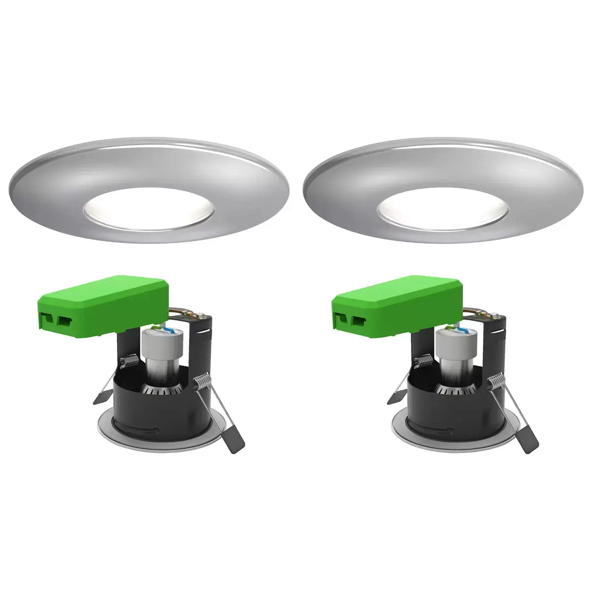 4lite WiZ Connected LED IP65 Fire Rated Downlight, Pack of 2, available in 3