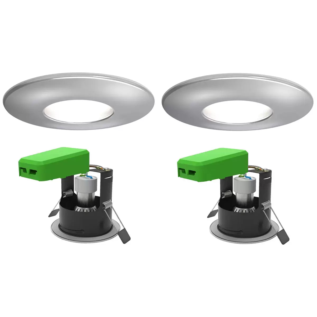 4lite WiZ Connected LED IP20 Fire Rated Downlight, Pack of 2, available in 3