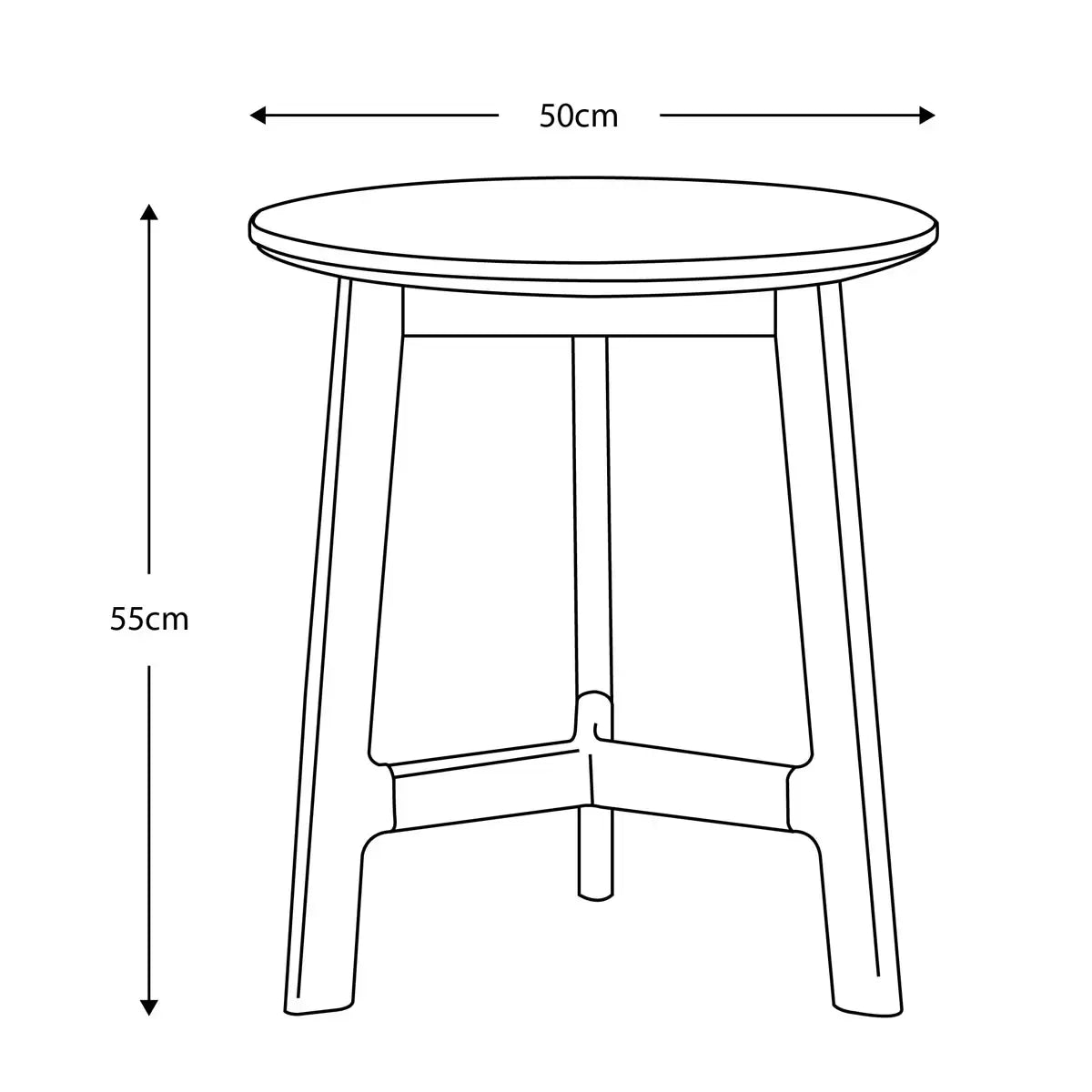 Gallery Barcelona White Marble Top Side Table