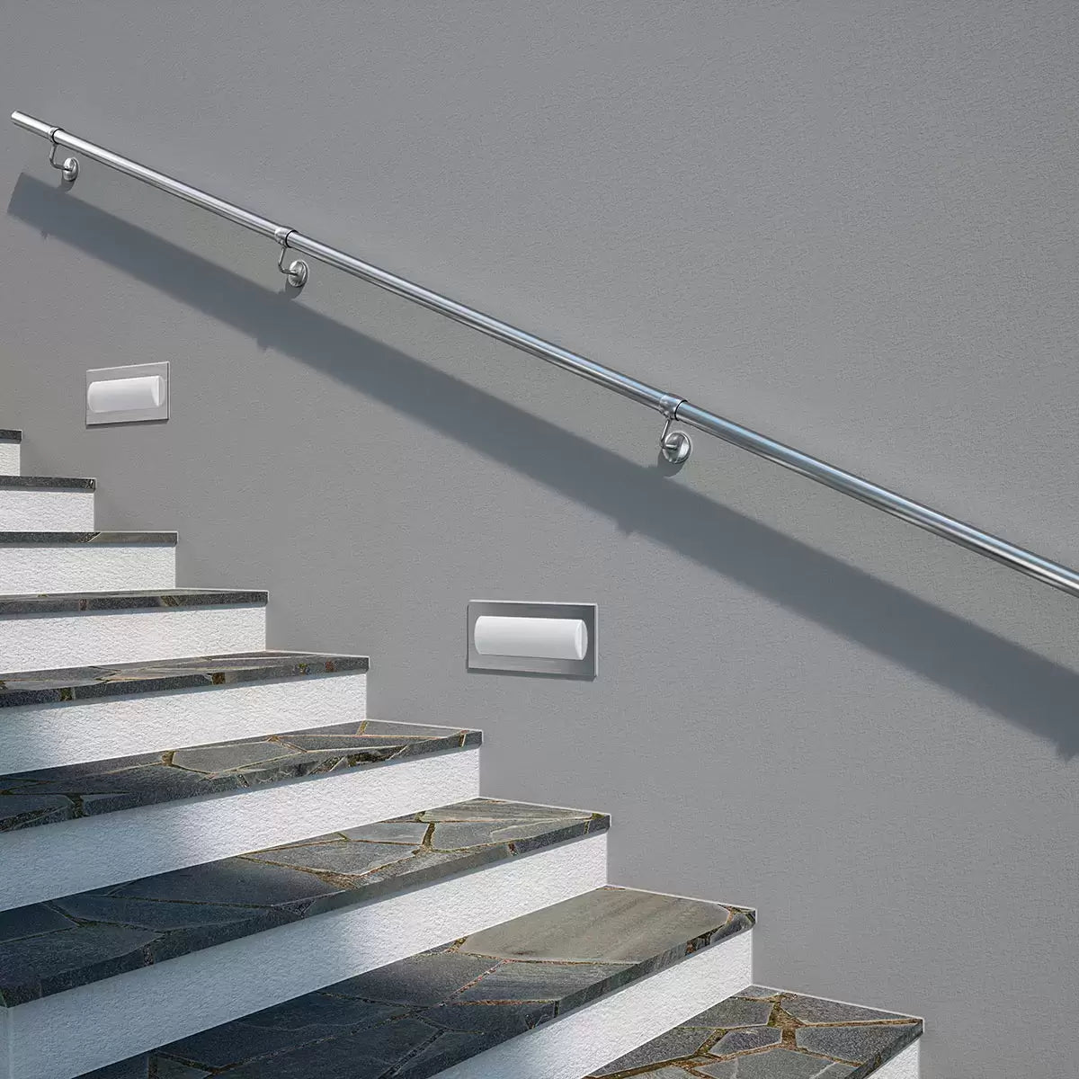 Rothley Stainless Steel Hand Rail Kit, 3.6m - available in 3 Finishes