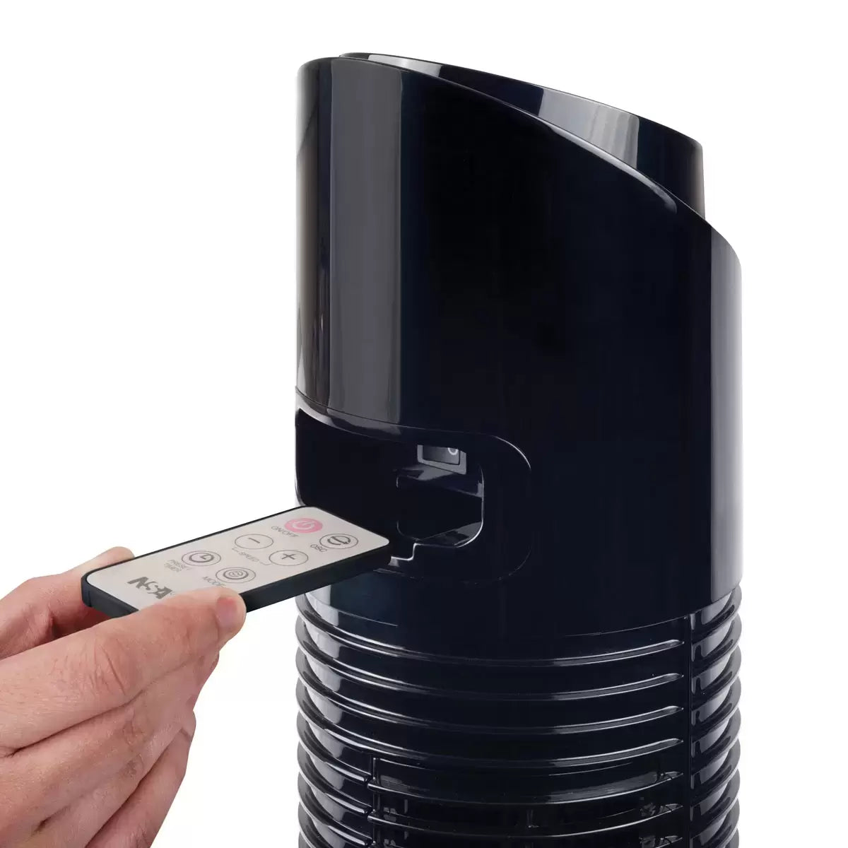 NSA Column Fan With Remote Control, Black TFDC-60-RC/bk