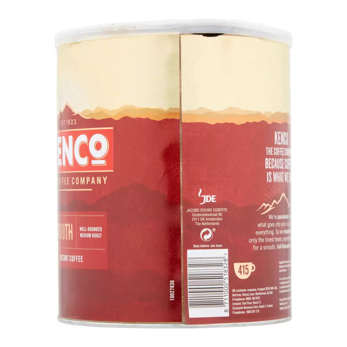 Kenco Smooth Instant Coffee Granules, 6 x 750g