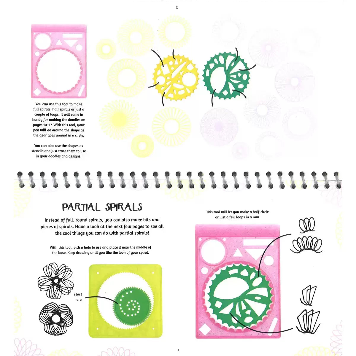 Petit Picasso Art in 3 Options: Spiral Art, Manga, & Creative Lettering