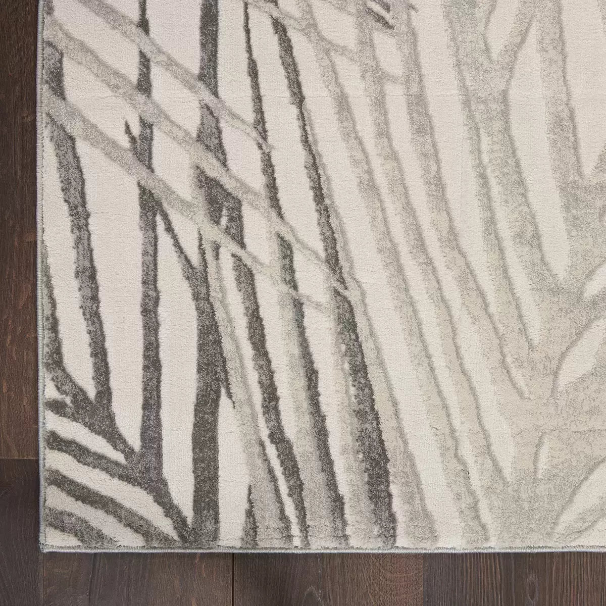 Rustic Textures Ivory & Grey Rug in 3 Sizes
