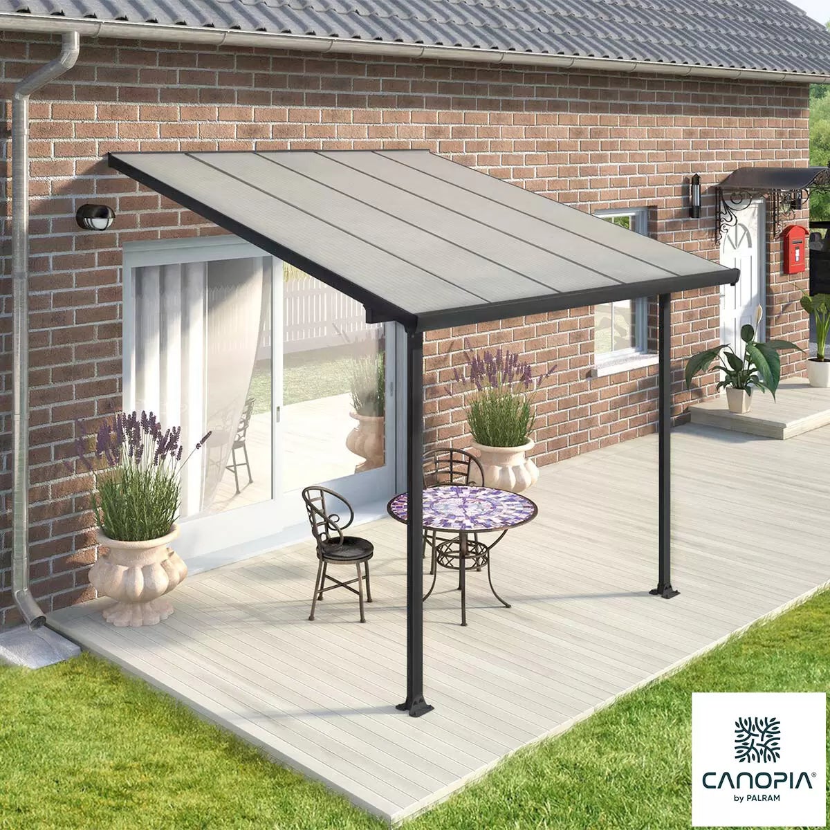 Palram Canopia Feria 3 Veranda Patio Cover, 3 x 6.10m, view 7