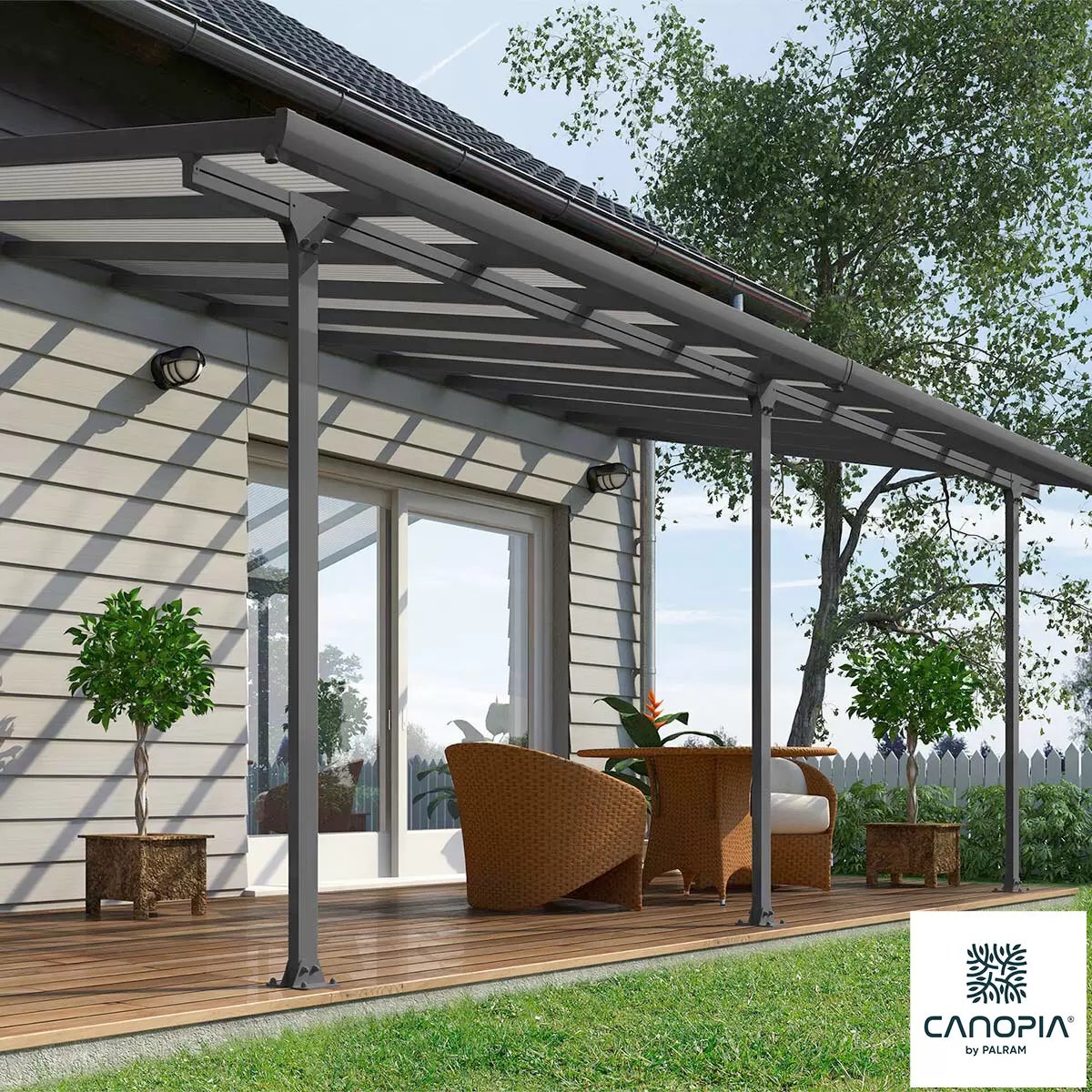 Palram Canopia Feria 3 Veranda Patio Cover, 3 x 6.10m