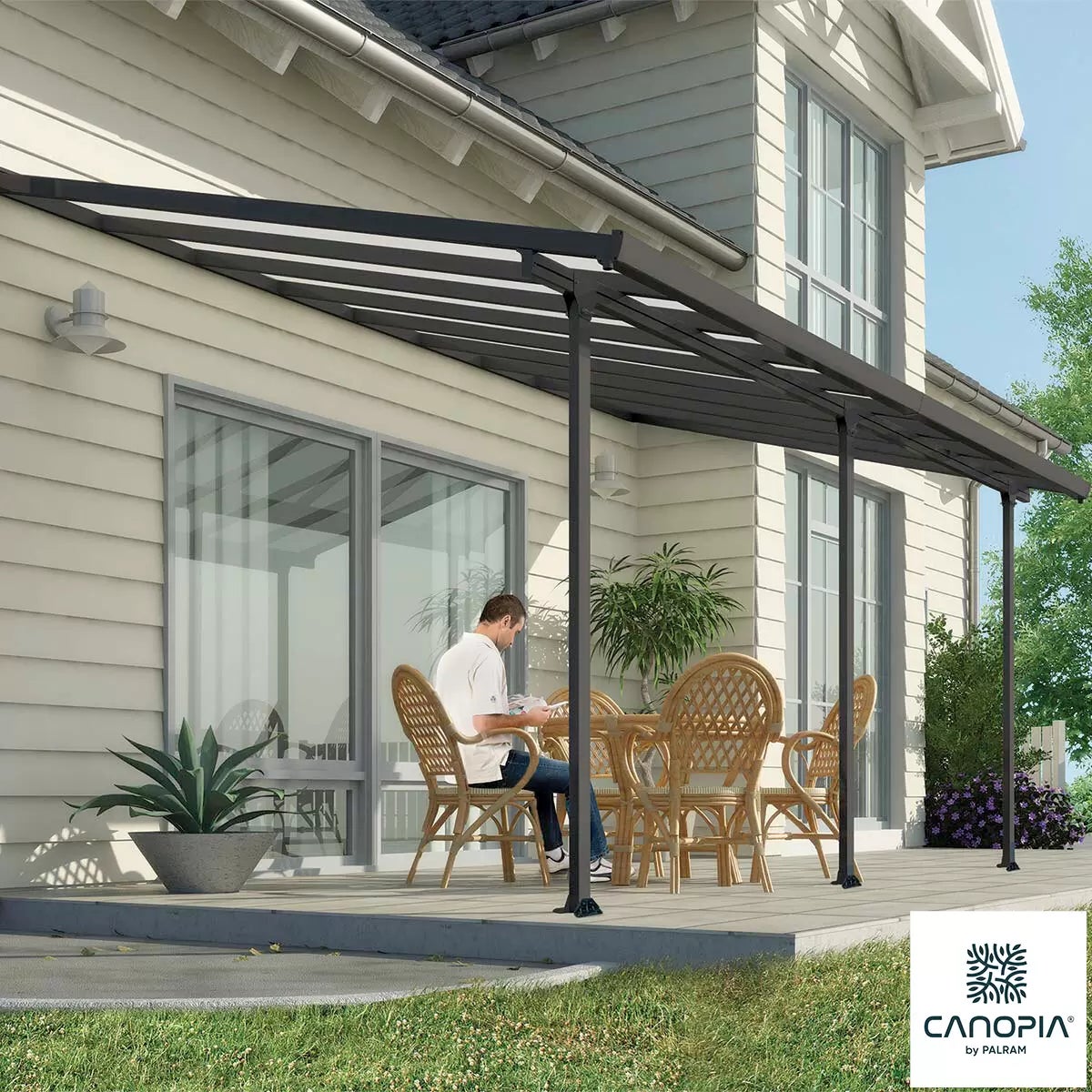 Palram Canopia Feria 3 Veranda Patio Cover, 3 x 6.10m, view 15