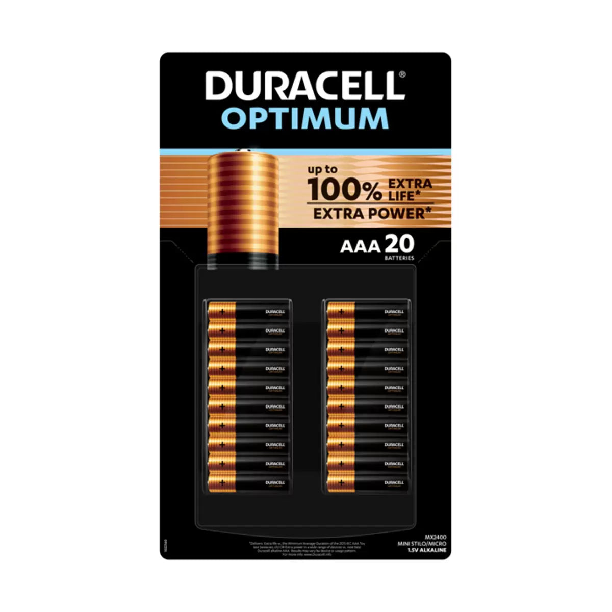Duracell Optimum AAA Batteries