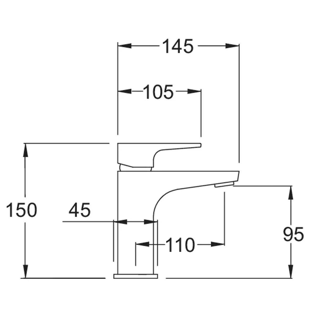 Methven Mono Amio Basin Mixer Tap
