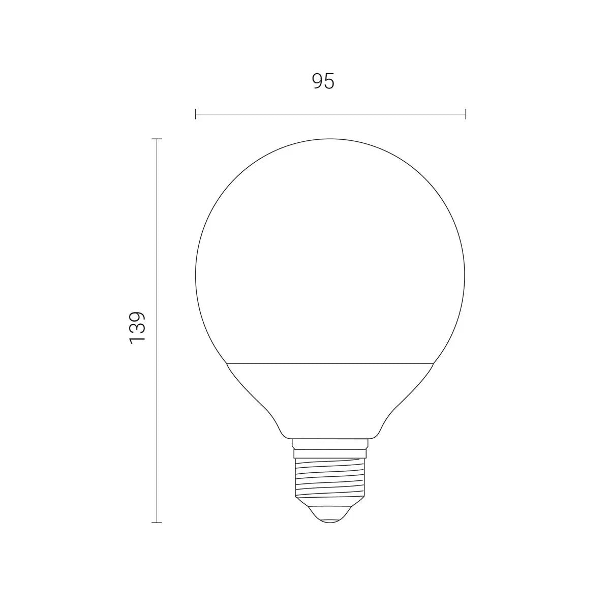4lite WiZ Connected LED G95 E27 Colour Tuneable Smart Bulb, 2 Pack