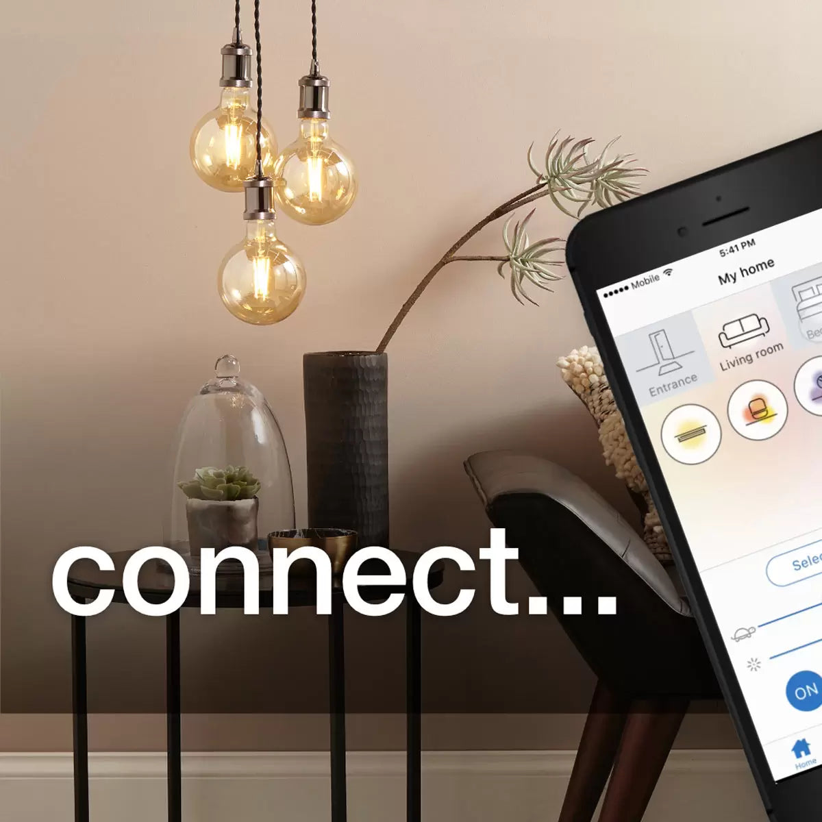 4lite WiZ Connected LED G95 E27 Colour Tuneable Smart Bulb, 2 Pack