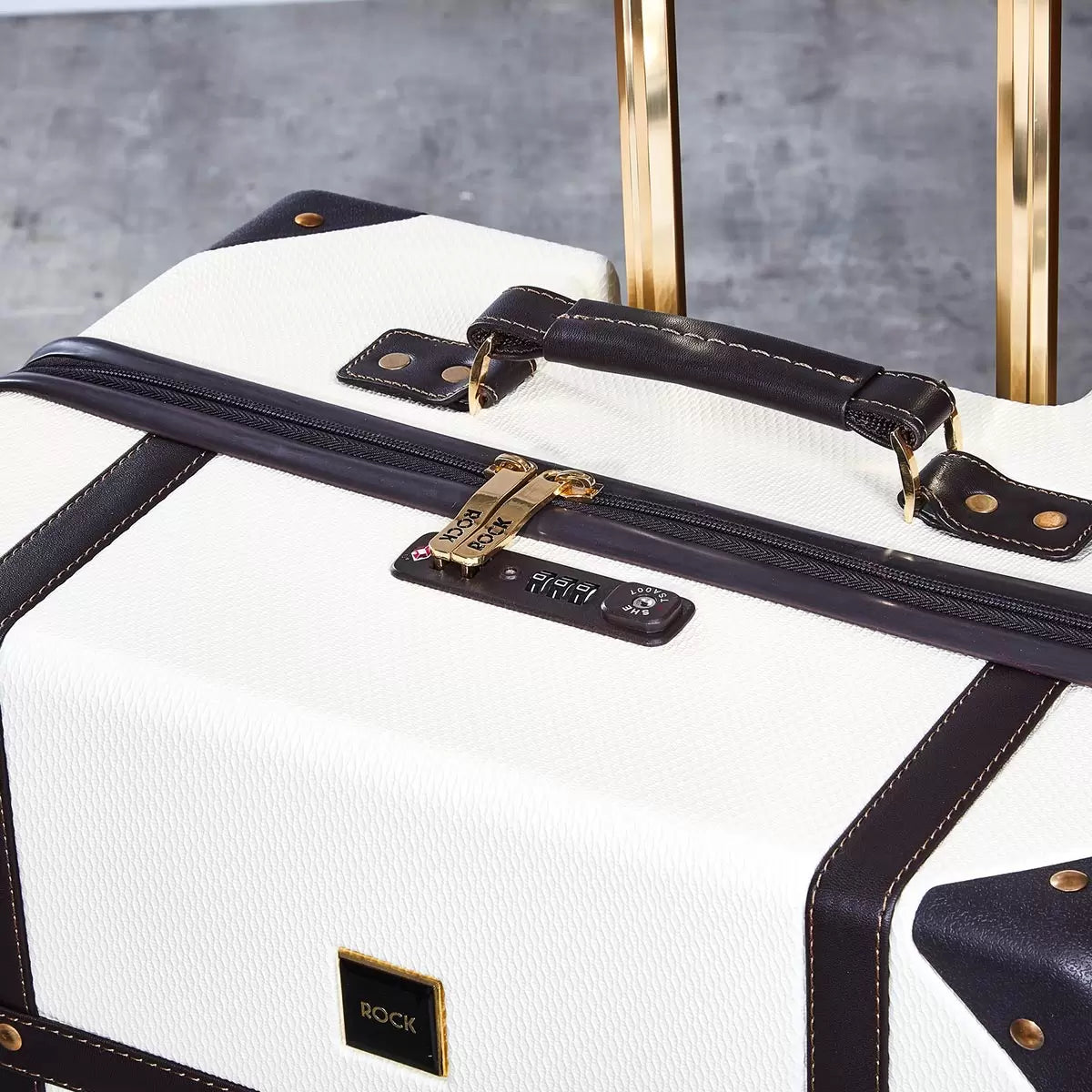 Rock Vintage 3 Piece Hardside Luggage Set