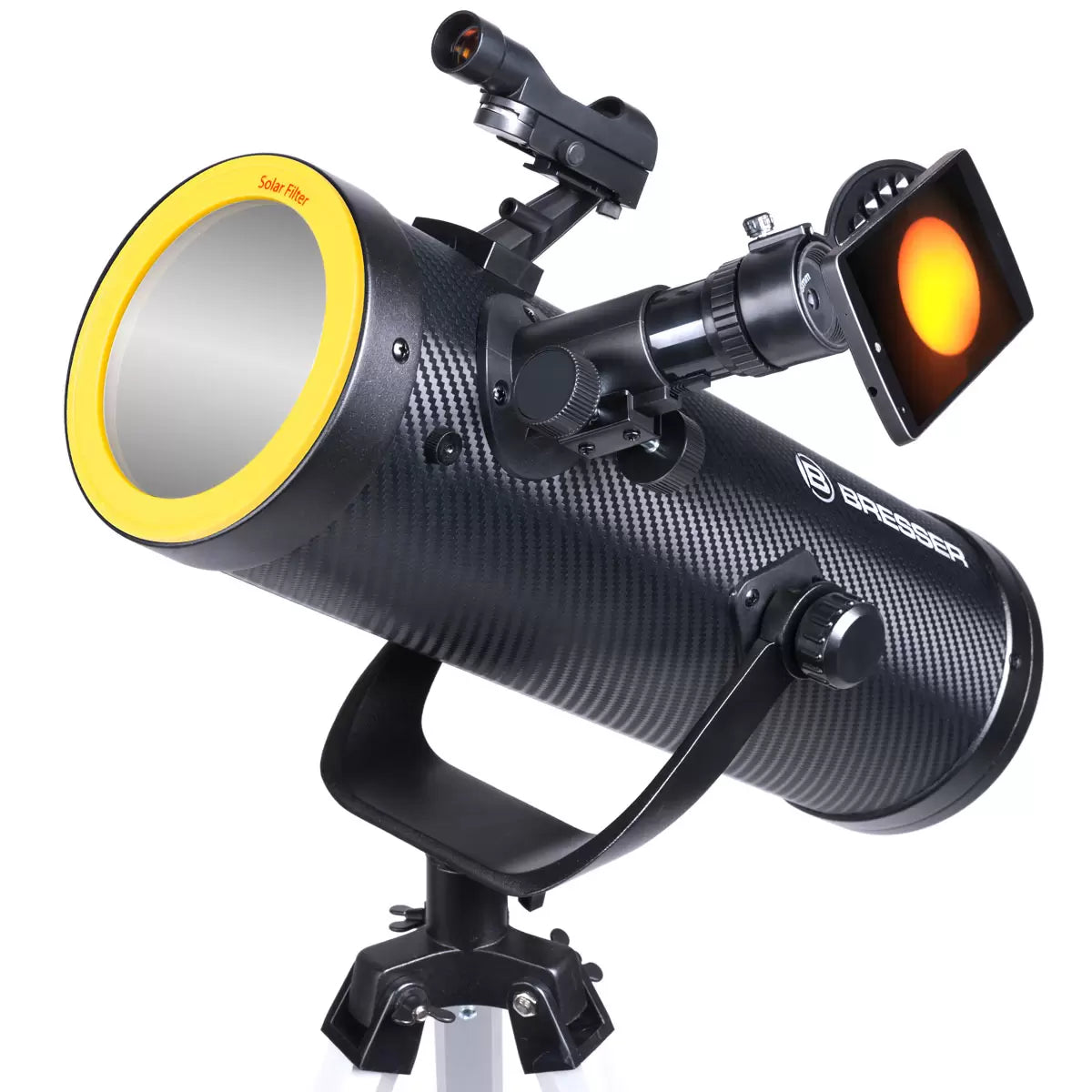 Bresser Solarix 500mm Telescope with Tripod, Smartphone Adaptor and Solar Filter