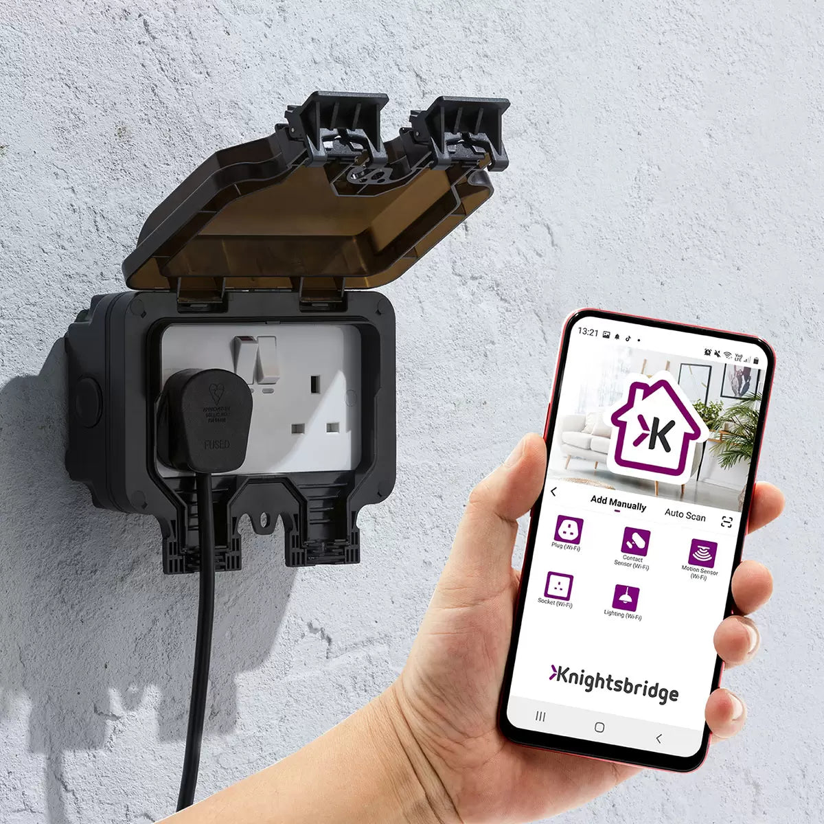 Knightsbridge Smart Outdoor Socket