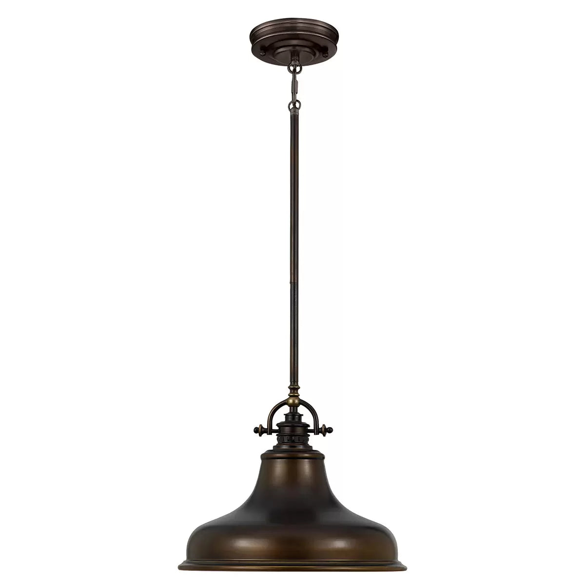 Quoizel Emery 1 Light Medium Pendant in Palladian Bronze