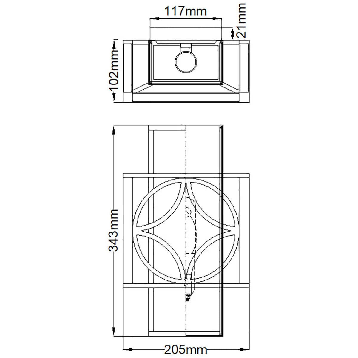 Feiss Remy 1 Light Wall Light