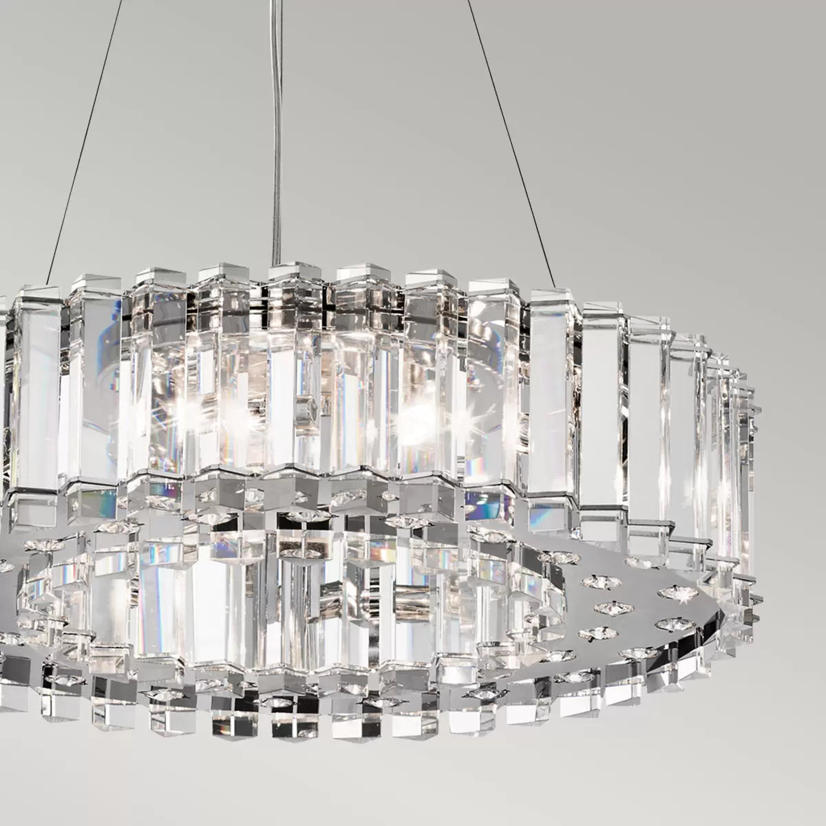 Kichler Crystal Skye 8 Light Chandelier 53 cm