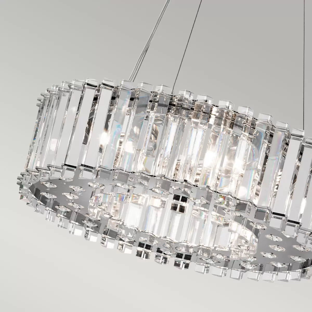 Kichler Crystal Skye 6 Light Chandelier 43cm