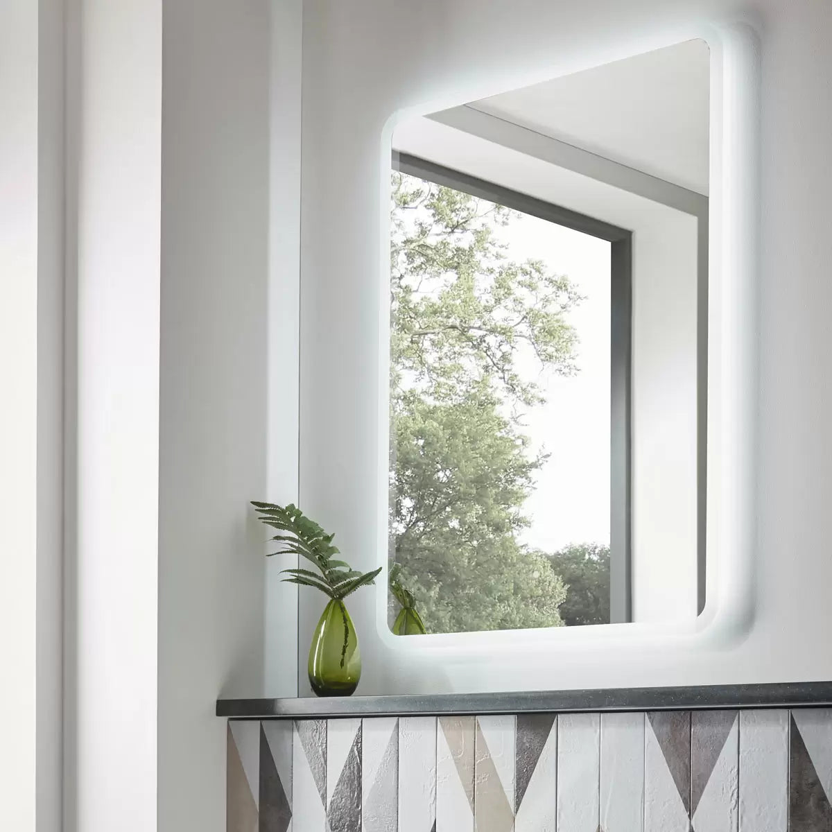 Tavistock Elysium 500 Back Lit Mirror with Demister and Sensor Control, 50 x 70