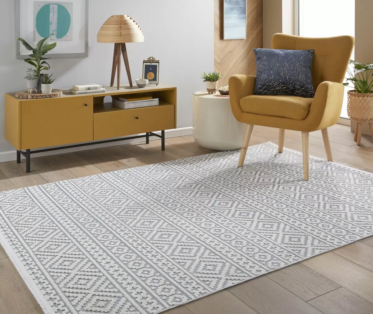Concept Looms Jazz Blue Indoor Outdoor Rug, in 2 Sizes
