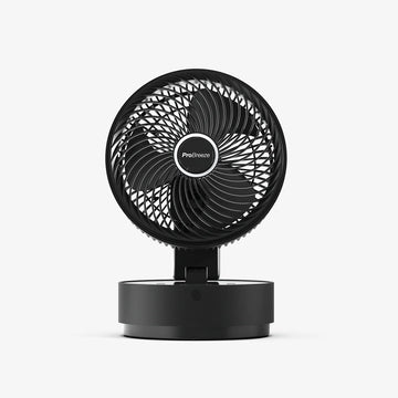 ProBreeze 8" Turbo Desk Fan with 24 Speeds, 4 Operating Modes and 12 Hour Timer - Black