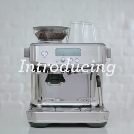 Sage Barista Pro Bean to Cup Coffee Machine in Black Stainless Steel, SES878BST