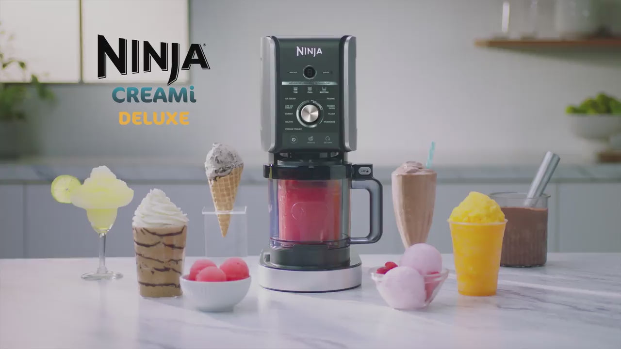 Ninja CREAMi Deluxe 10-in-1 Ice Cream Maker, NC501UK