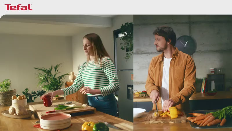 Tefal Easy Fry Essential Dual Air Fryer 8.3L, EY901HG