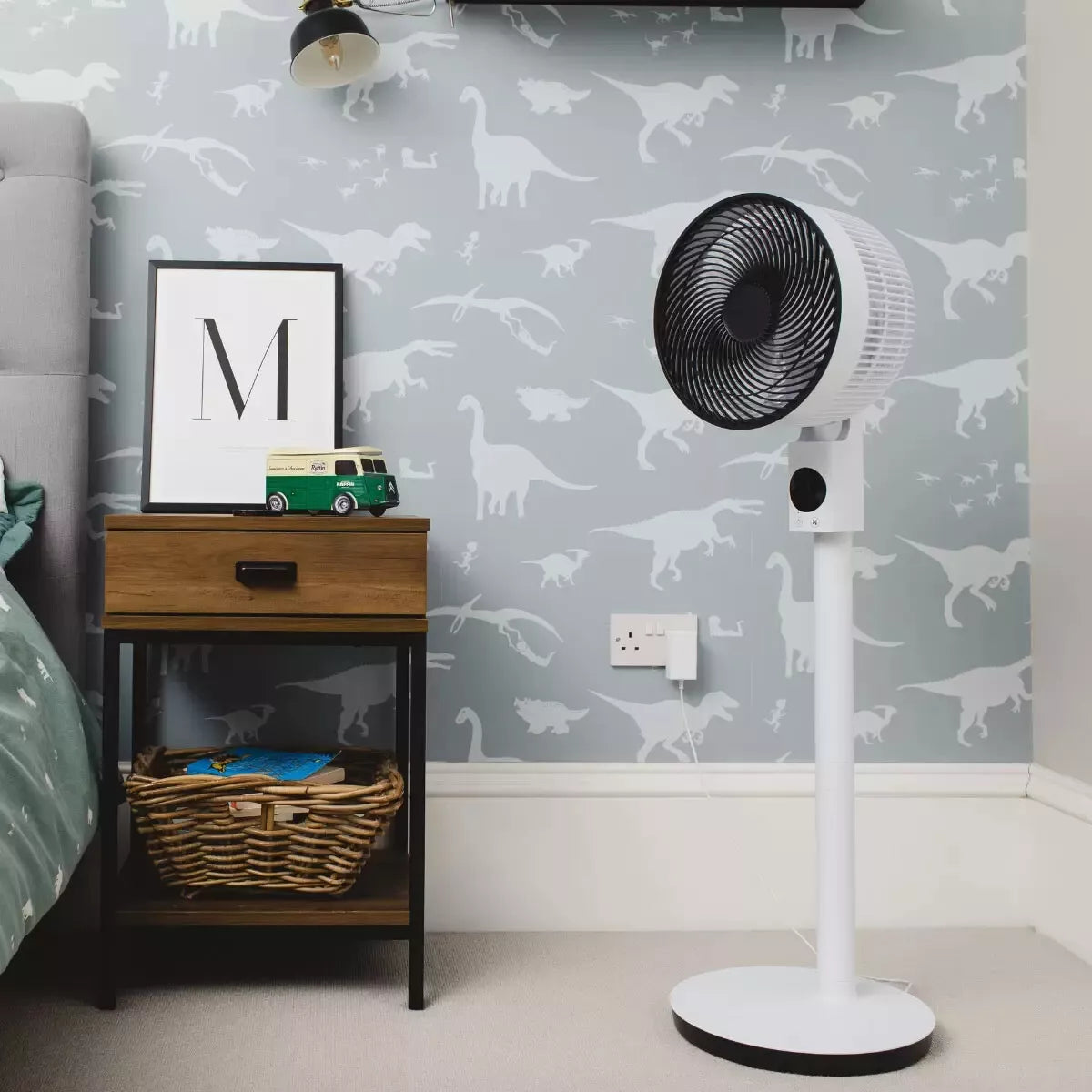 Meaco Sefte 10 inch 3 in 1 Pedestal Air Circulator Fan White